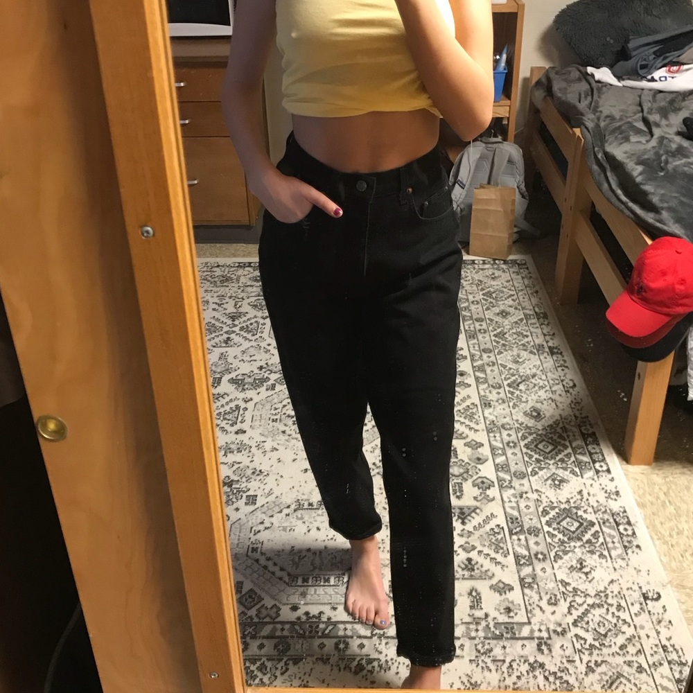 Black High Rise Jeans